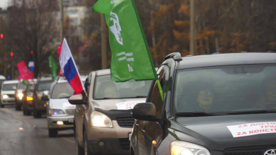 Автопробег в поддержку армии и мобилизованных прошел в Усть-Илимске