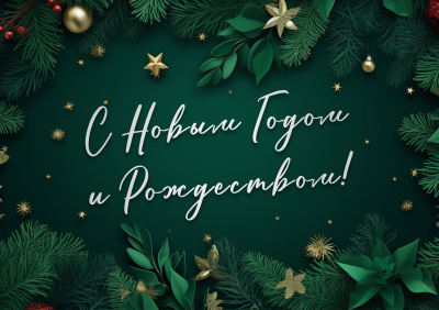 С Новым годом и Рождеством!