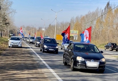 Автопробег в защиту достойного труда прошел в Иркутске