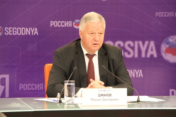 Пресс-конференция председателя ФНПР  Михаила Шмакова